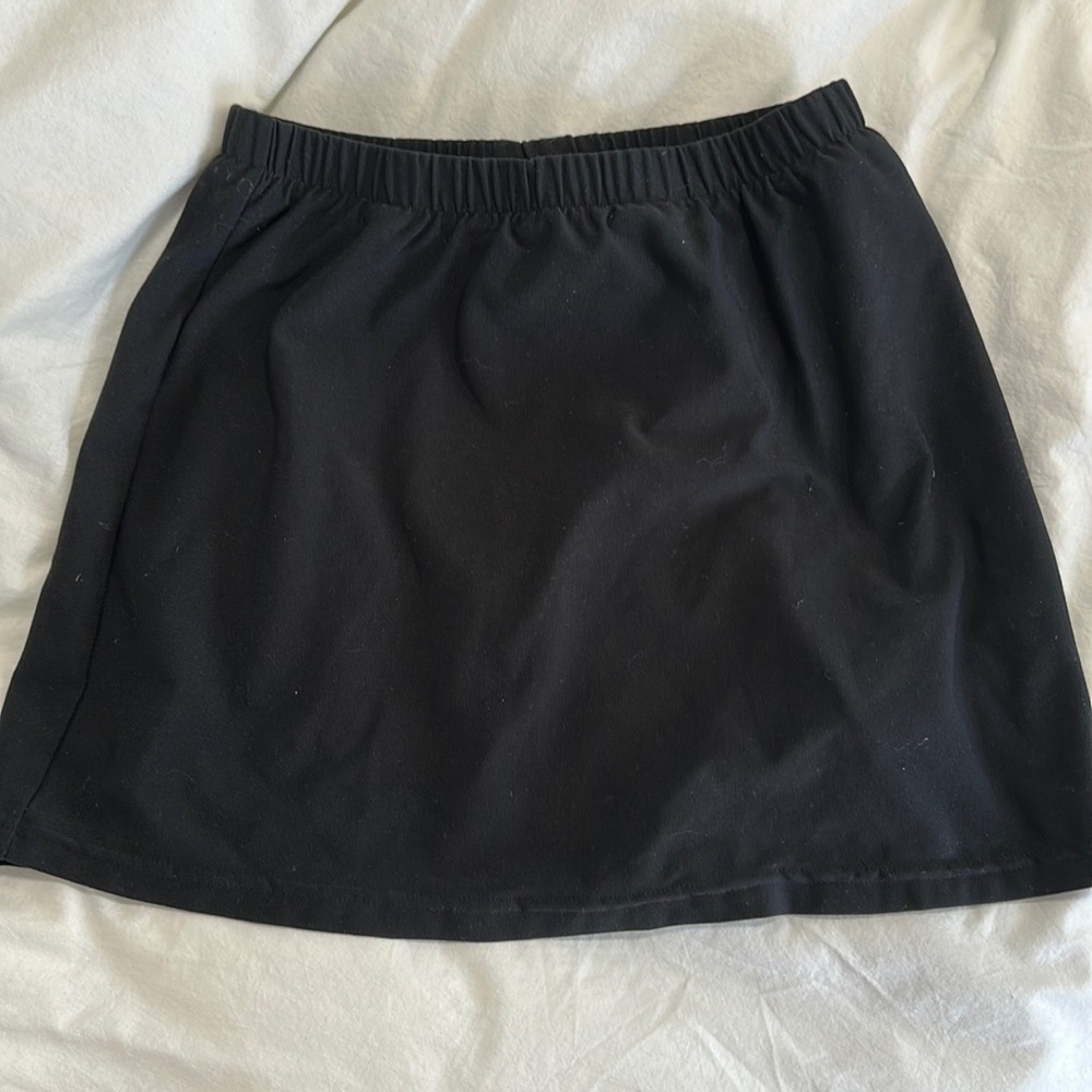 Nike Black Straight Mini Skort Skirt